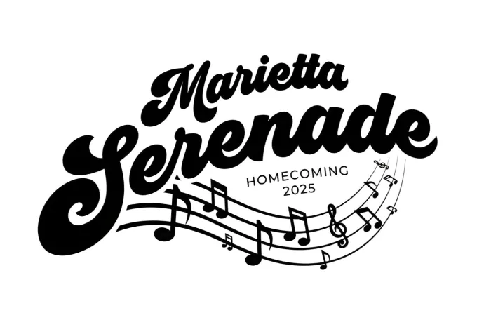 Marietta Serenade logo homecoming 2025.