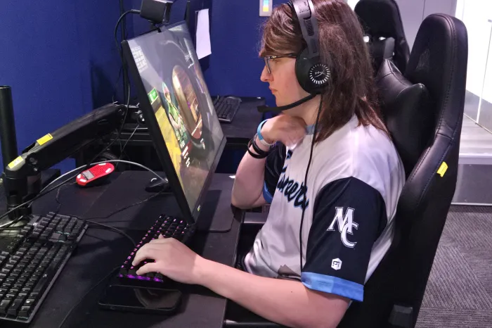 Drew Martin playing GeoGuessr on the computer