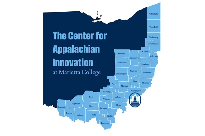 Appalachian Ohio map