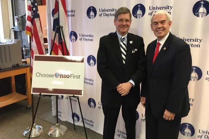 President Ruud with Chancellor Randy Gardner