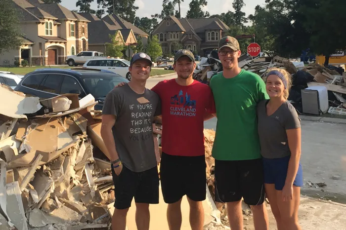 Marietta College graduates in Houston after Hurricane Harvey