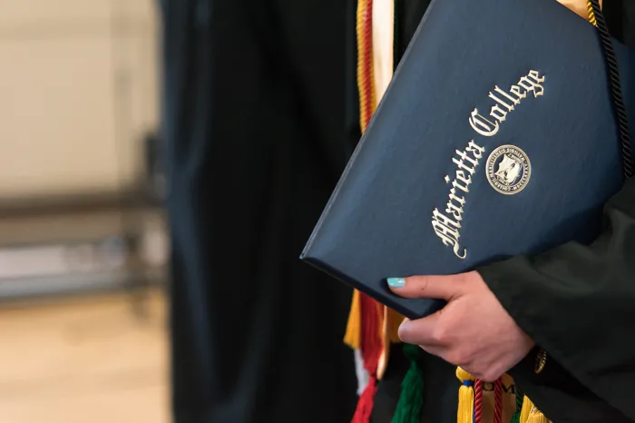 Commencement diploma