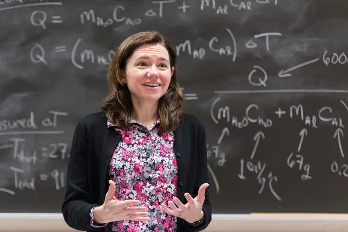 Ann Bragg teaching in a classroom