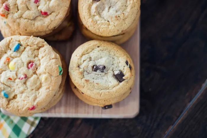 Cookies on a tray