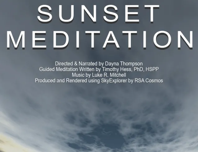 Sunset Meditation poster