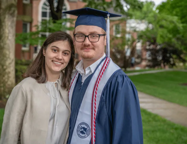 Smiling after graduation