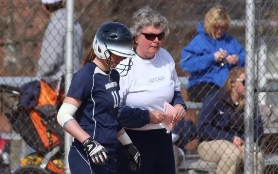 Jeanne Arbuckle and Softball Player