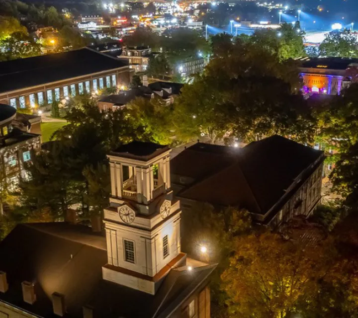 Campus at night
