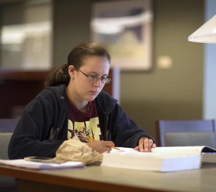 A Marietta College Public History minor studies in Legacy Library