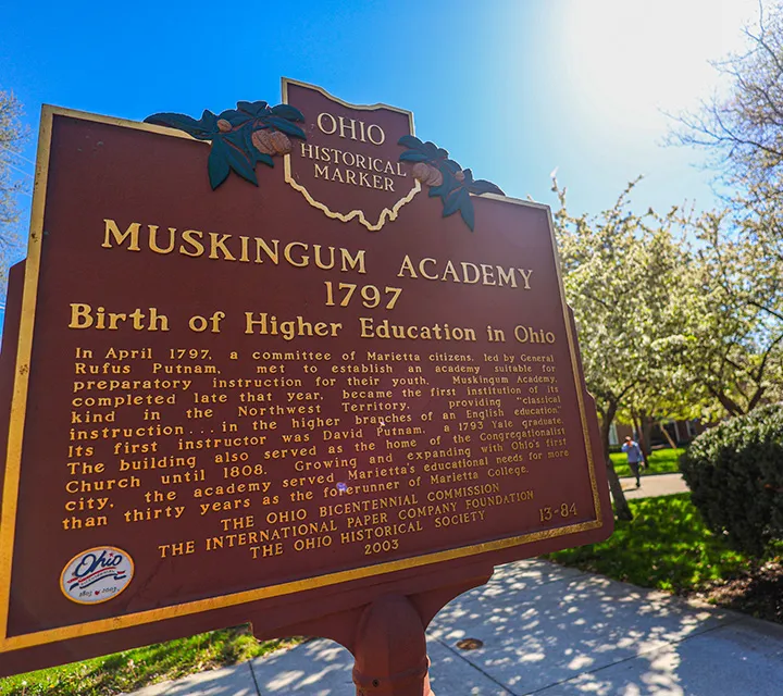 HIstorical Marker - Muskingum Academy
