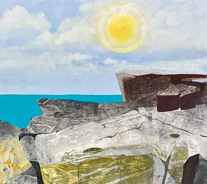 Feel it in the air, painting by Jolene Powell