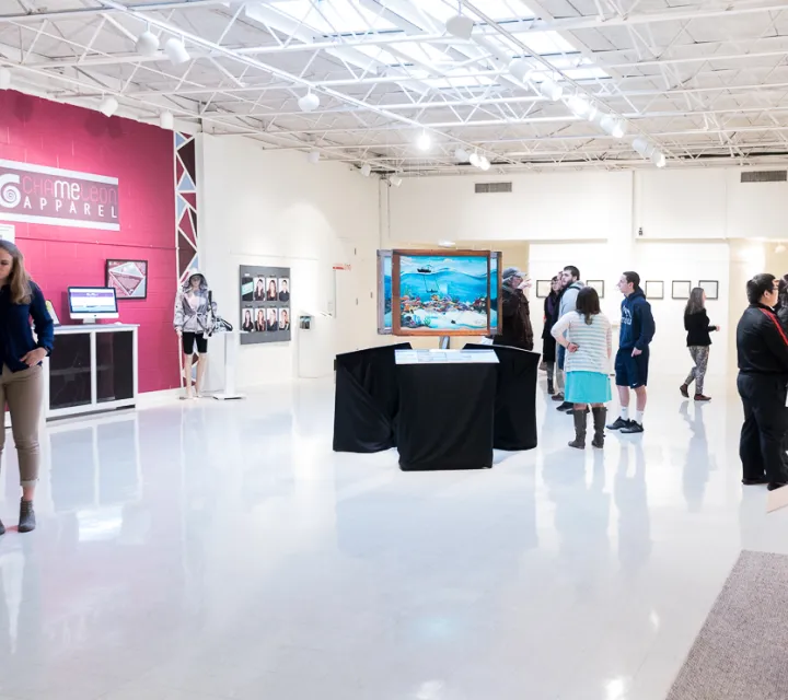 Senior artshow capstone panorama