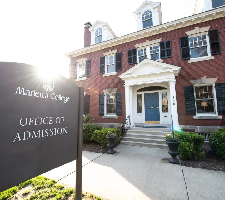 Marietta College Office of Admission house