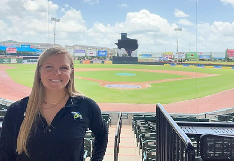 Kaitline Nieberding at Sugar Land Stadium