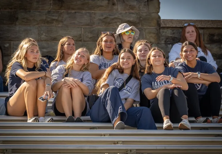 Students at Homecoming 2025