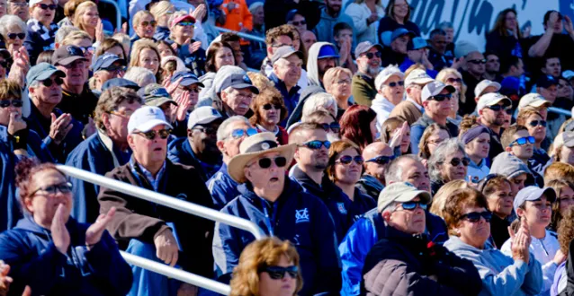 Fans packed into Don Drumm Stadium