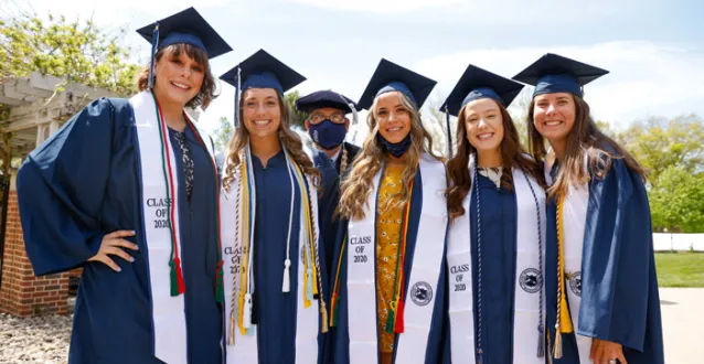 Graduates with President Ruud