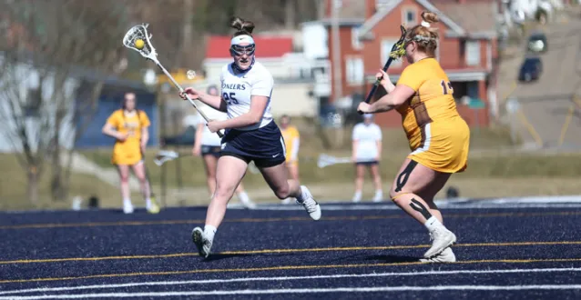 Women's lacrosse player looks to score