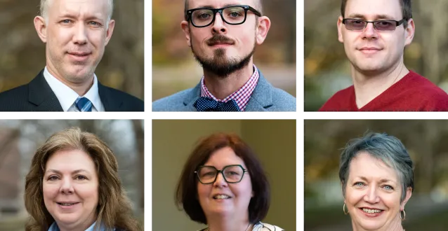 Tenured faculty members headshots