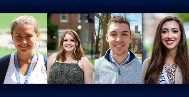 Headshots of pre-law students