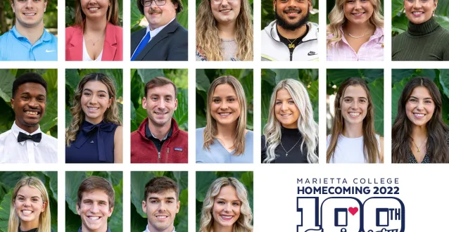 Headshots of Homecoming candidates 2022