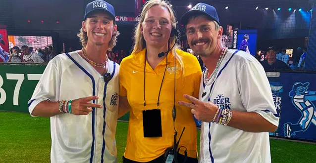 Adi Health working the MLB All Star game in July