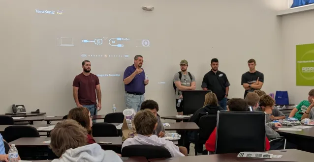 Accounting capstone students and faculty.