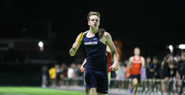 Marietta College Track and Field runner