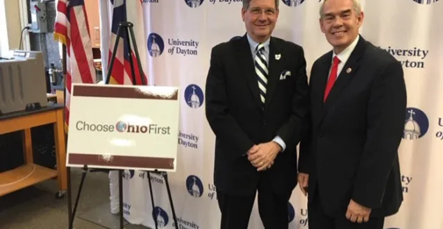 President Ruud with Chancellor Randy Gardner