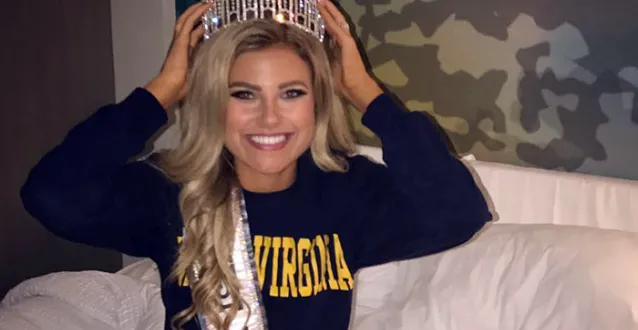 Casey Lassiter wearing her Miss USA crown