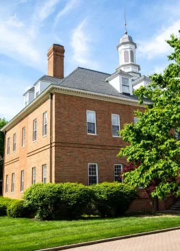 The McDonough Center for Leadership and Business during spring