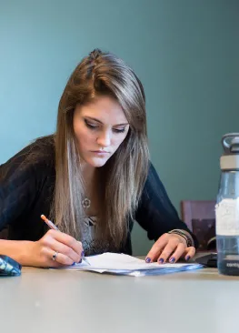 A Marietta College Public History minor studies in Legacy Library