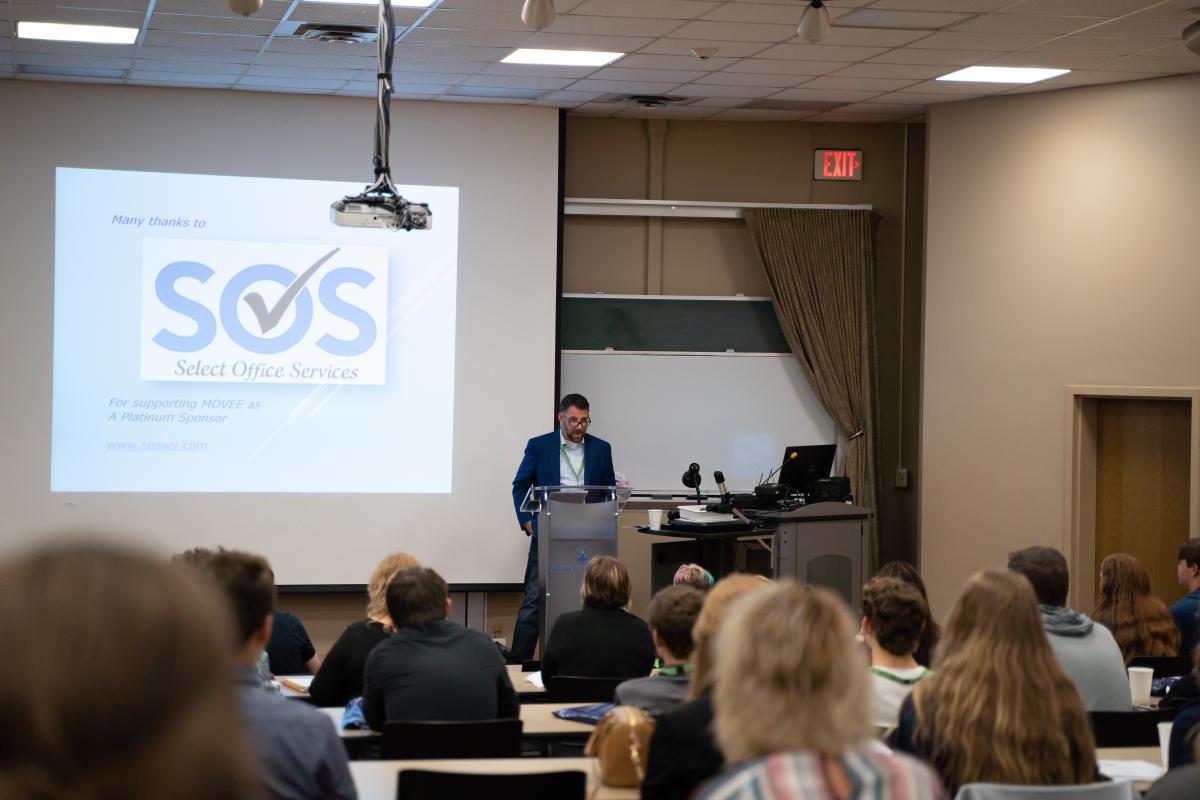 2018 Marietta College Mid Ohio Valley Entrepreneurship Expo in the Cooper Auditorium